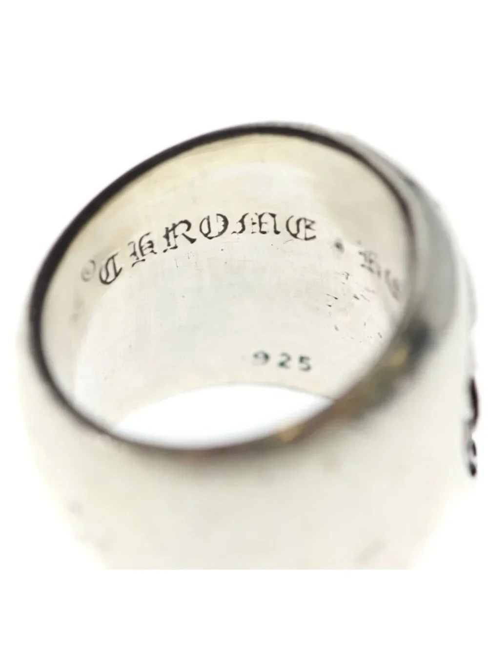 Chrome Hearts Clssc Oval Star Classic Ring Silver